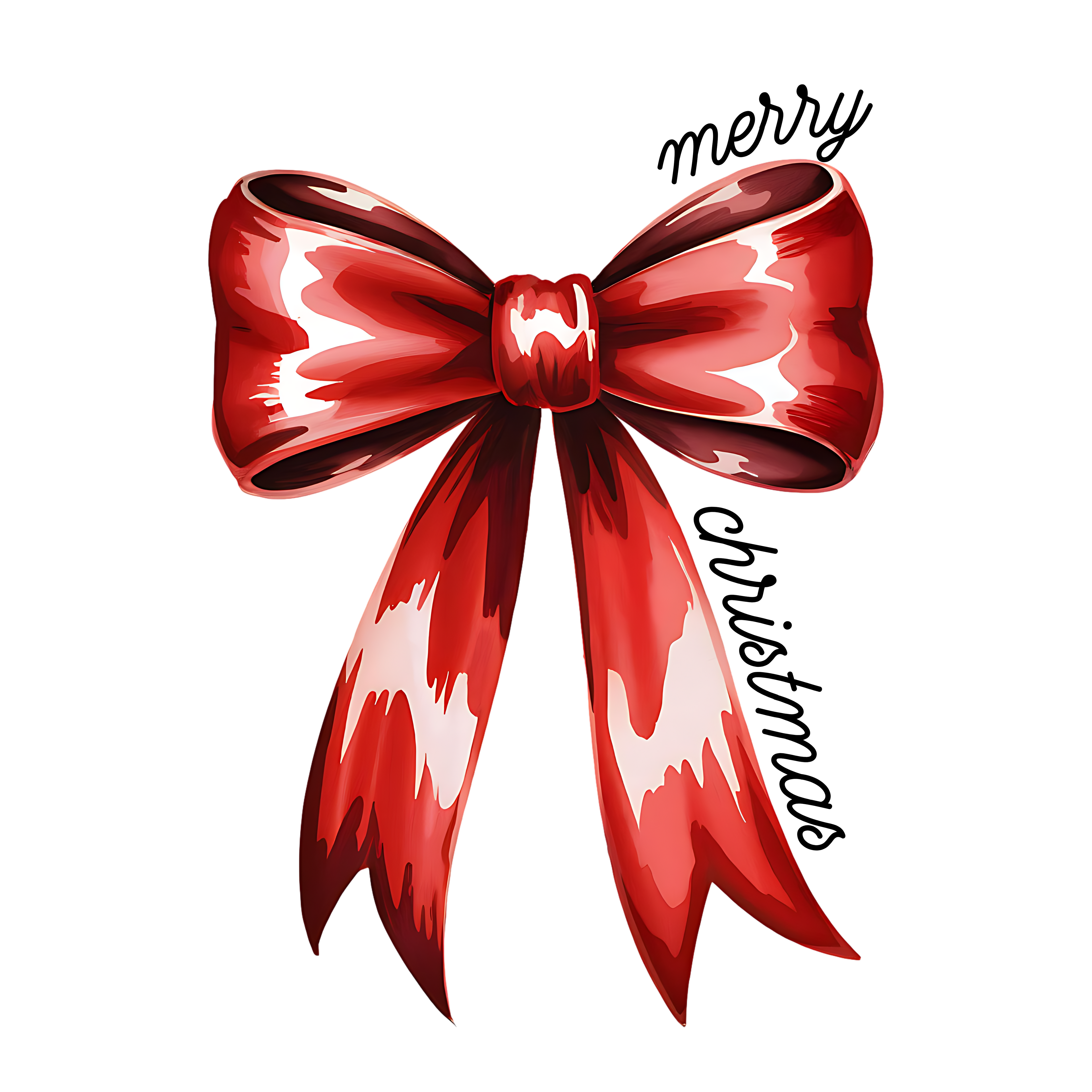 Merry Christmas Bow Pullover (Kids)