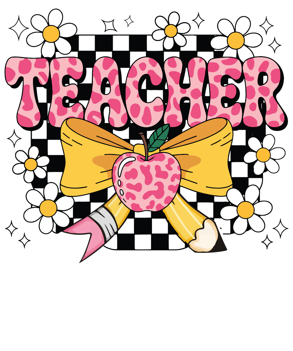 Pink Leopard Teacher