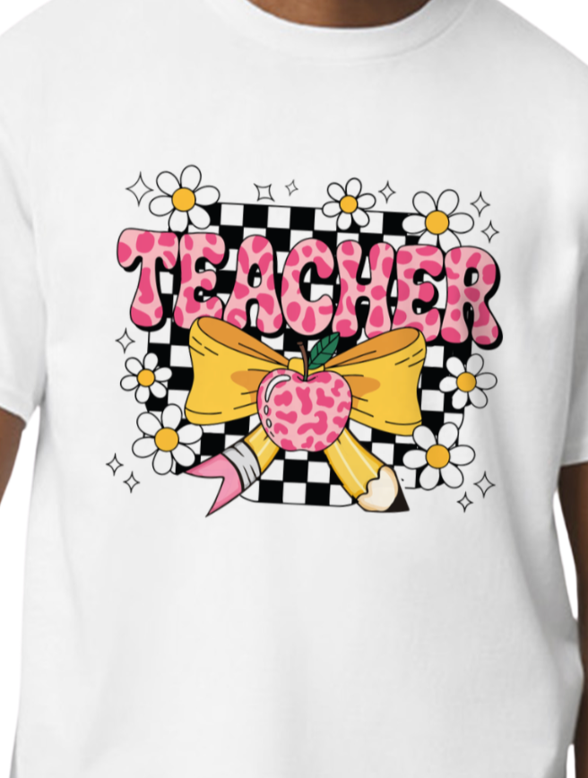 Pink Leopard Teacher