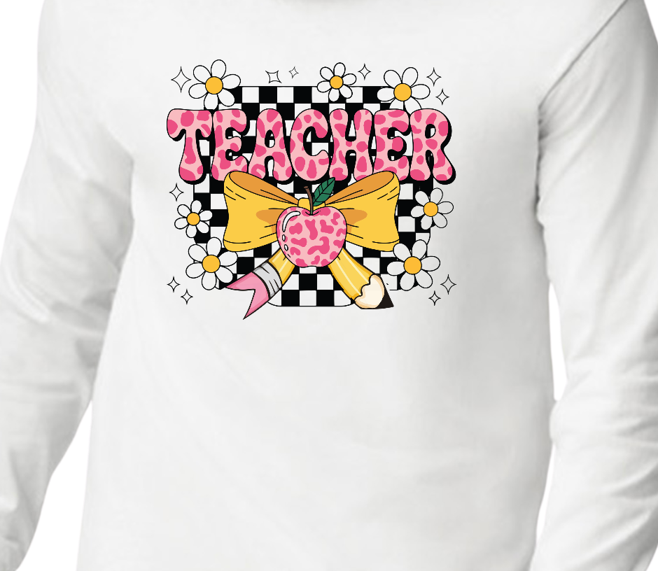 Pink Leopard Teacher