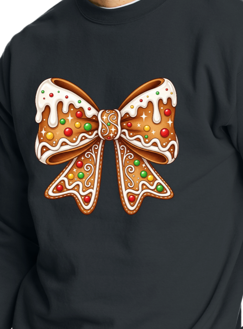 Gingerbread Bow Pullover