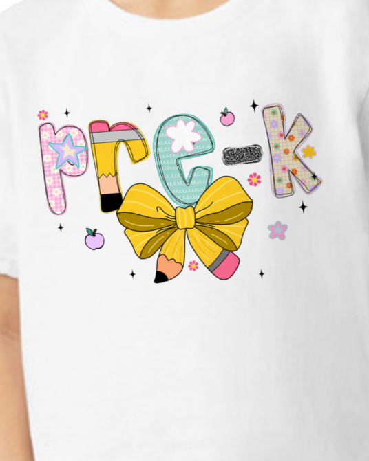Preppy Back to School Grade Tee (kids)