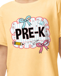 Preppy Yellow Back to School Grade Tee (kids)