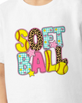 Leopard & Bows Softball (Kids)