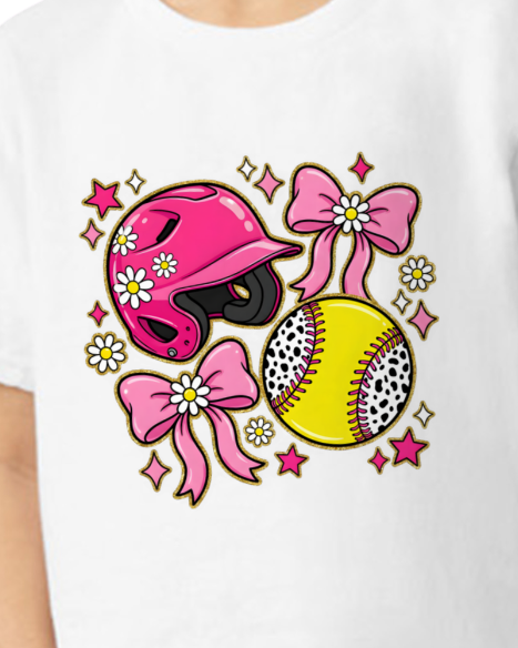 Softball & Bows (Kids)