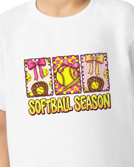Softball Season Coquette (Kids)